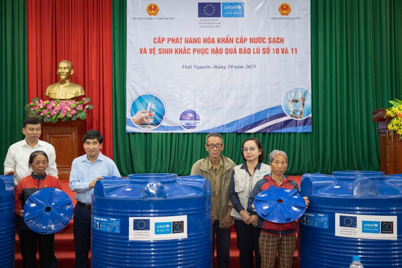 MAE and UNICEF provide emergency support in response to storms and flooding
